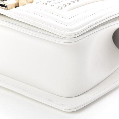 Chanel Calfskin Pearl Small Boy Flap White 6 of 10