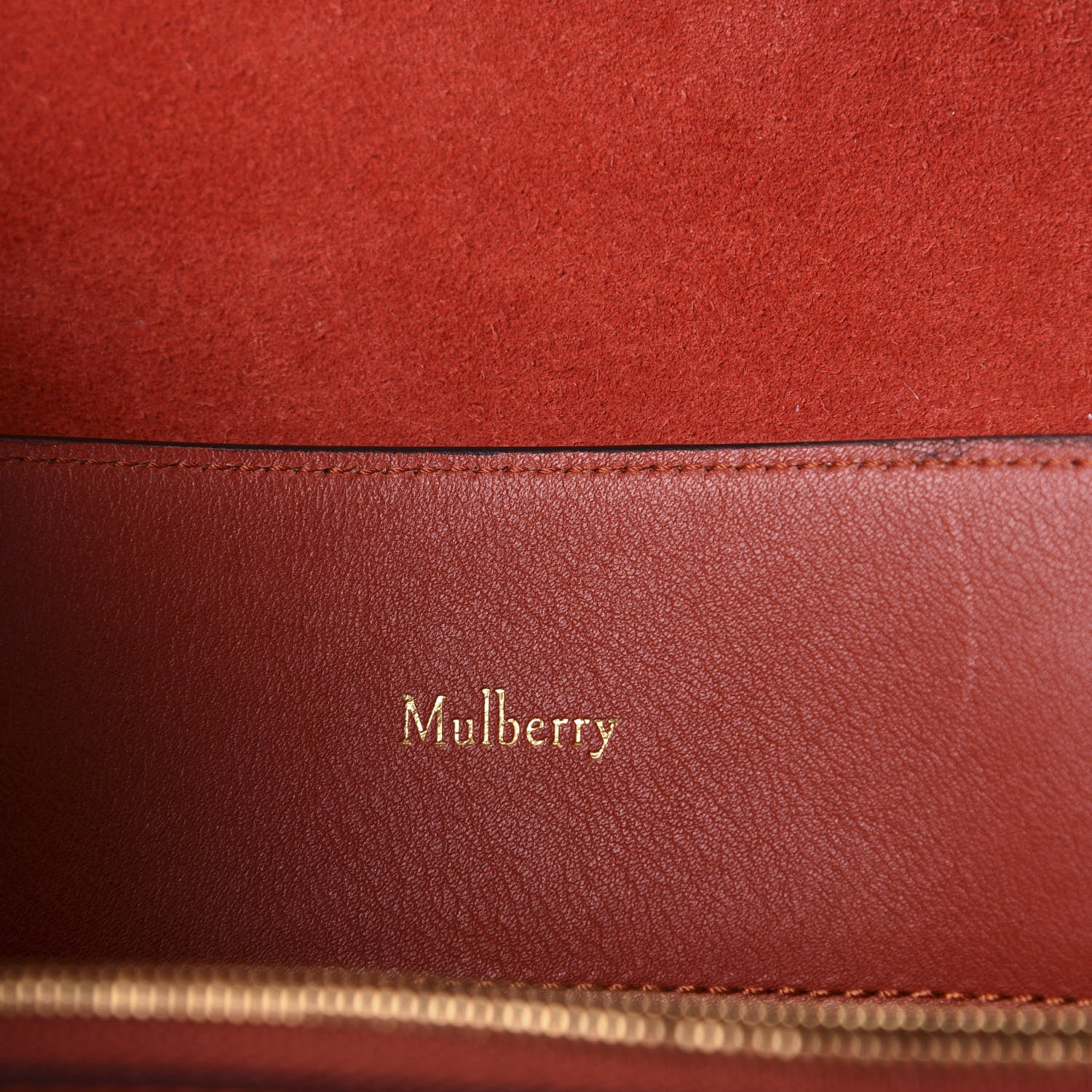 Mulberry Silky Calfskin Seaton Rust 9 of 10