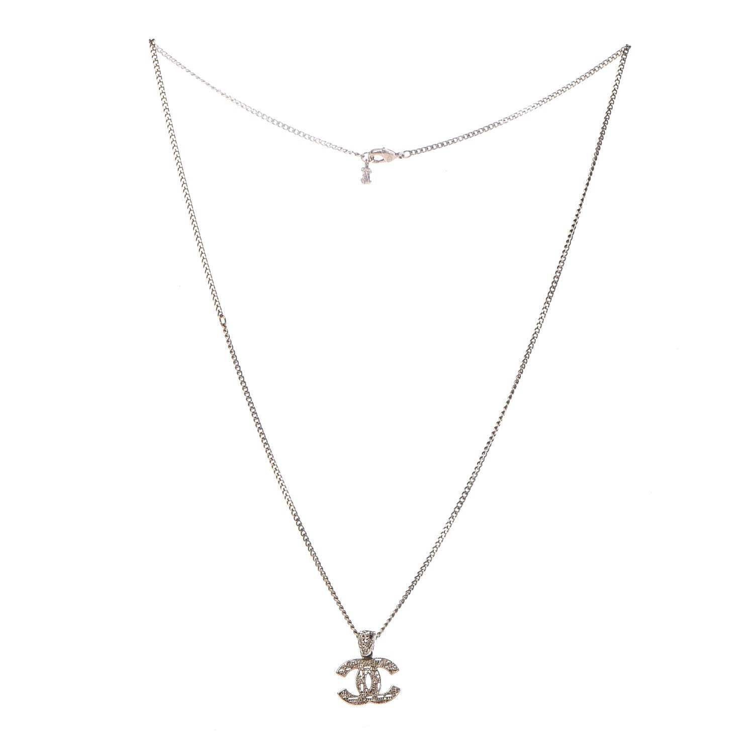 Chanel CC Necklace Gold 3 of 5