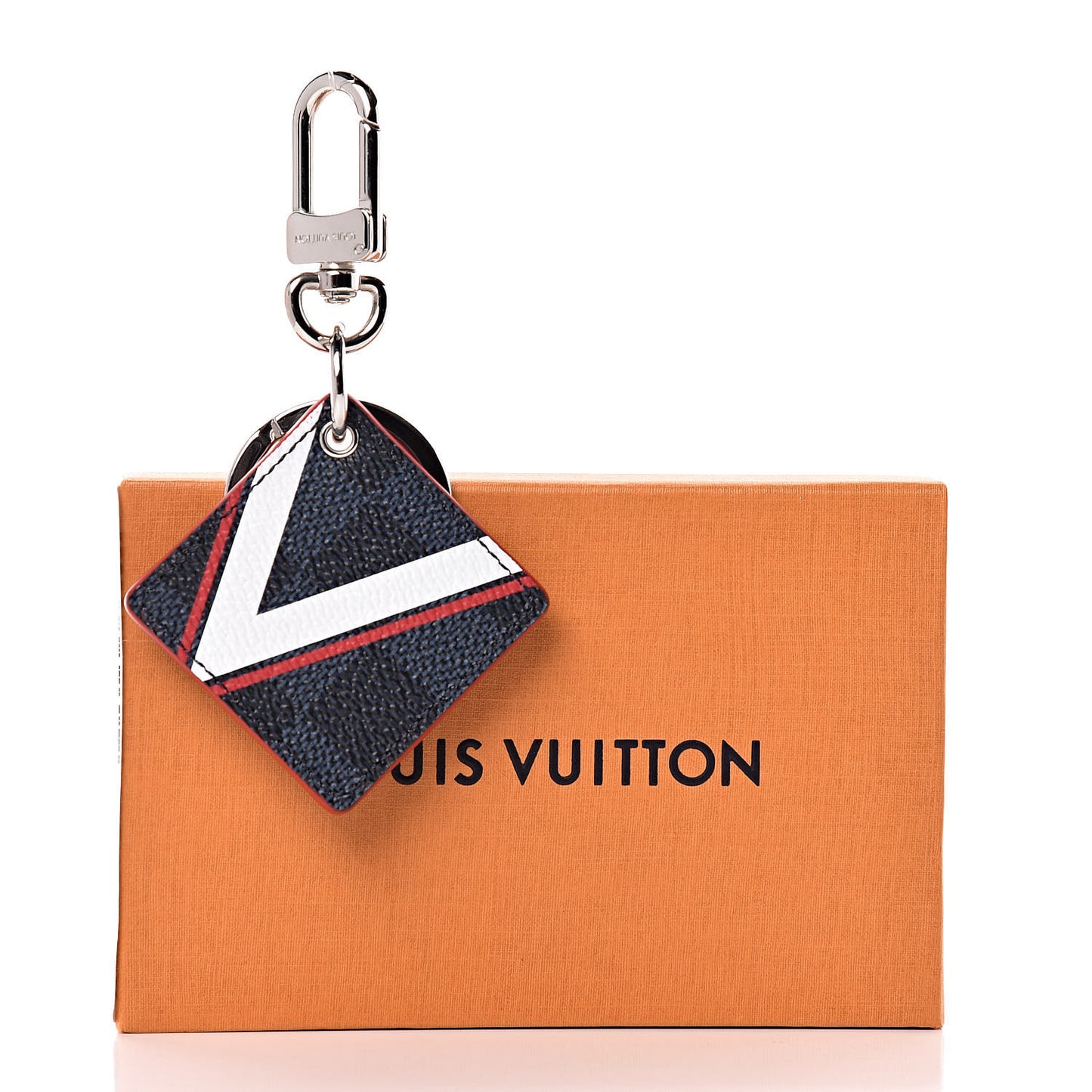 Damier Cobalt Latitude America's Cup Key Holder