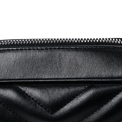 Saint Laurent Calfskin Matelasse Monogram Lou Camera Bag Black 10 of 10