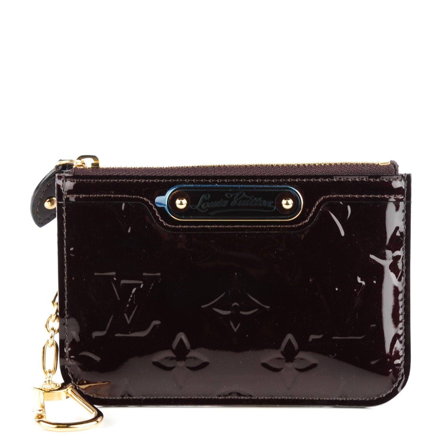 Louis Vuitton Vernis Key Pouch Amarante 1 of 7
