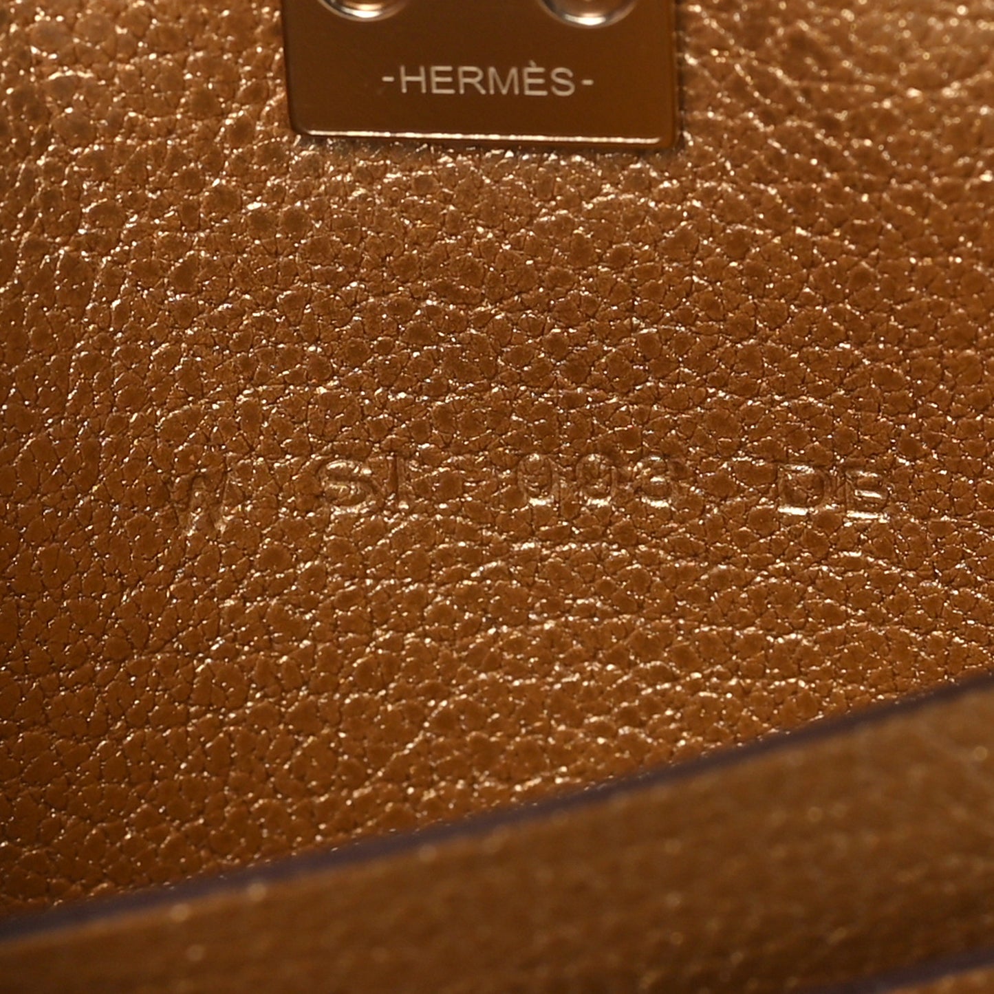 Metallic Chevre Chamkilight Medor Card Holder Dore