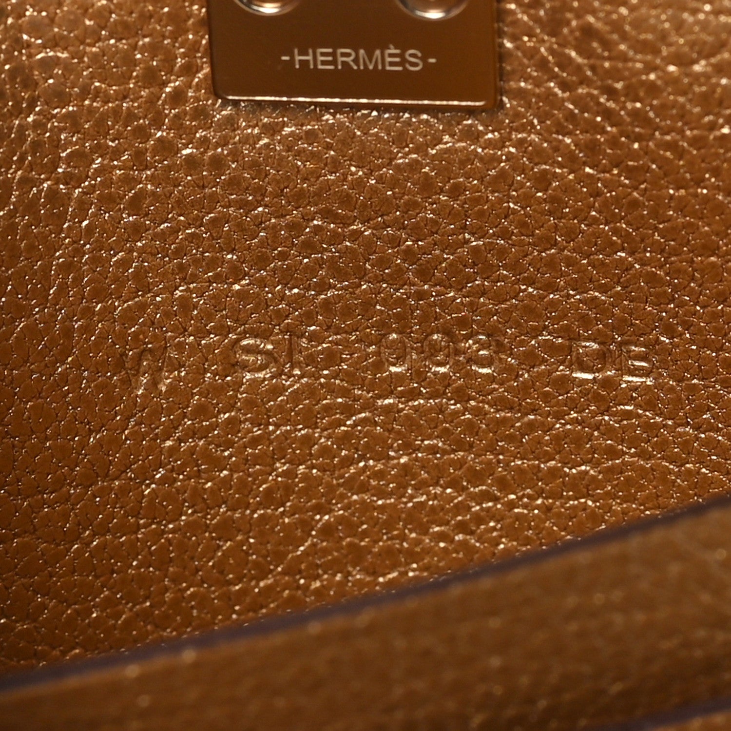 Hermes Metallic Chevre Chamkilight Medor Card Holder Dore 7 of 8