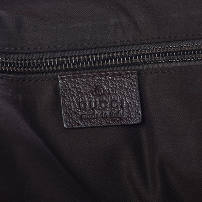 Gucci Monogram Large Flap Messenger Bag Beige Dark Brown 6 of 10
