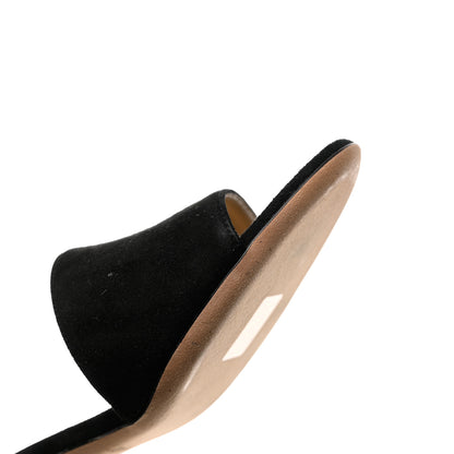 Jimmy Choo Suede Joni Slide Sandals 38 Black 9 of 9