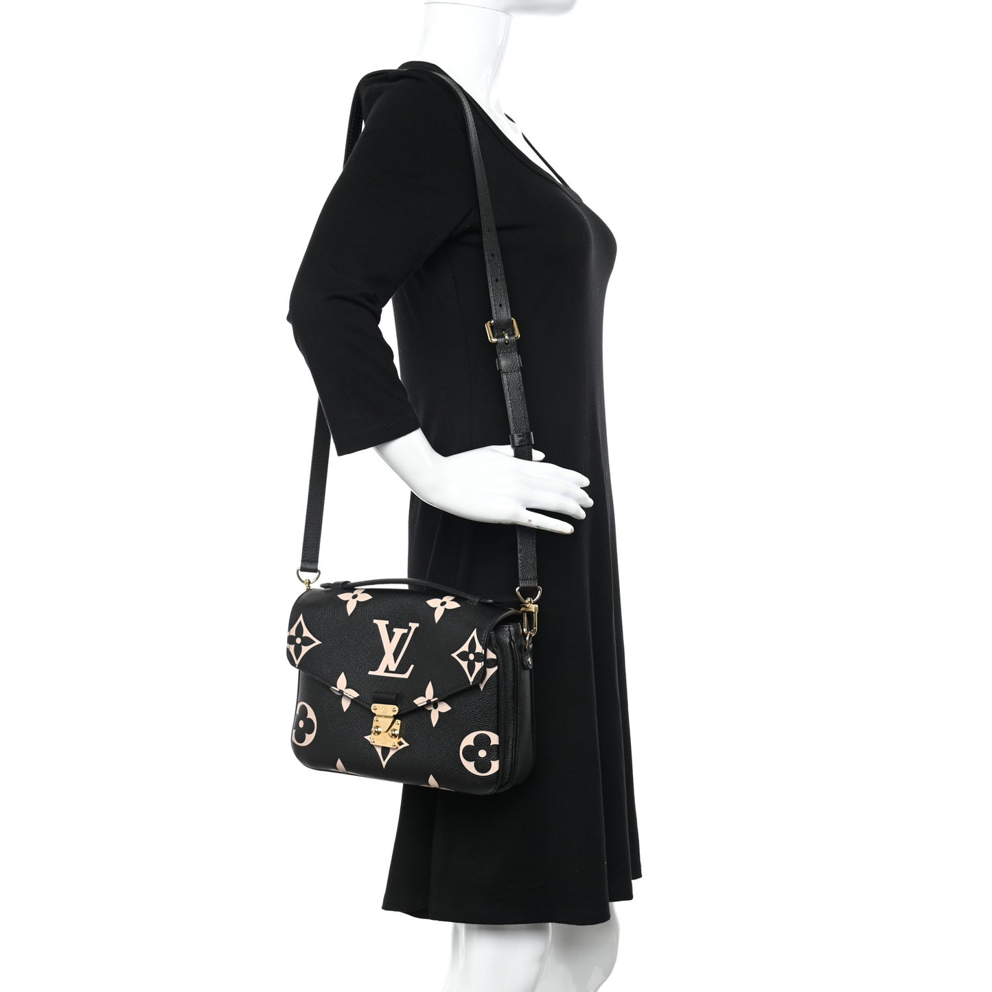 Empreinte Monogram Giant Pochette Metis Black Beige