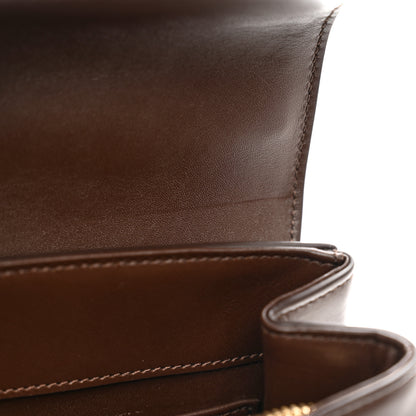 Celine Satinated Calfskin Medium 16 Top Handle Bag Brown 11 of 13
