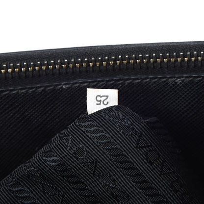 Prada Saffiano Lux Extra Large Galleria Double Zip Tote Black 7 of 10