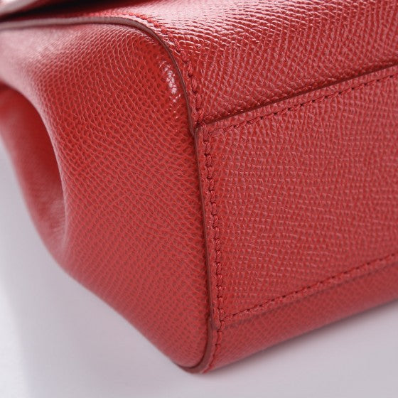 Dolce & Gabbana Dauphine Small Miss Sicily Satchel Dark Red 7 of 8