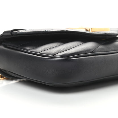 Louis Vuitton Calfskin New Wave Chain Pochette Black 8 of 9