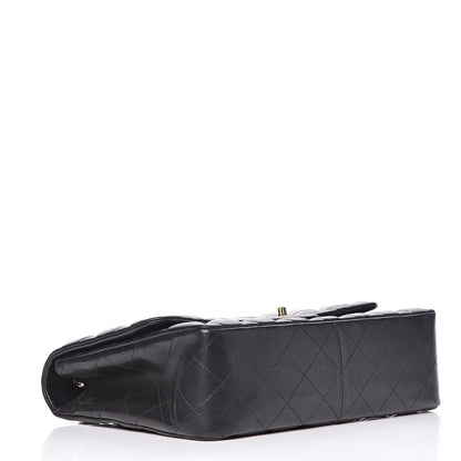 Chanel Lambskin Quilted Jumbo Single Flap Black 4 of 12