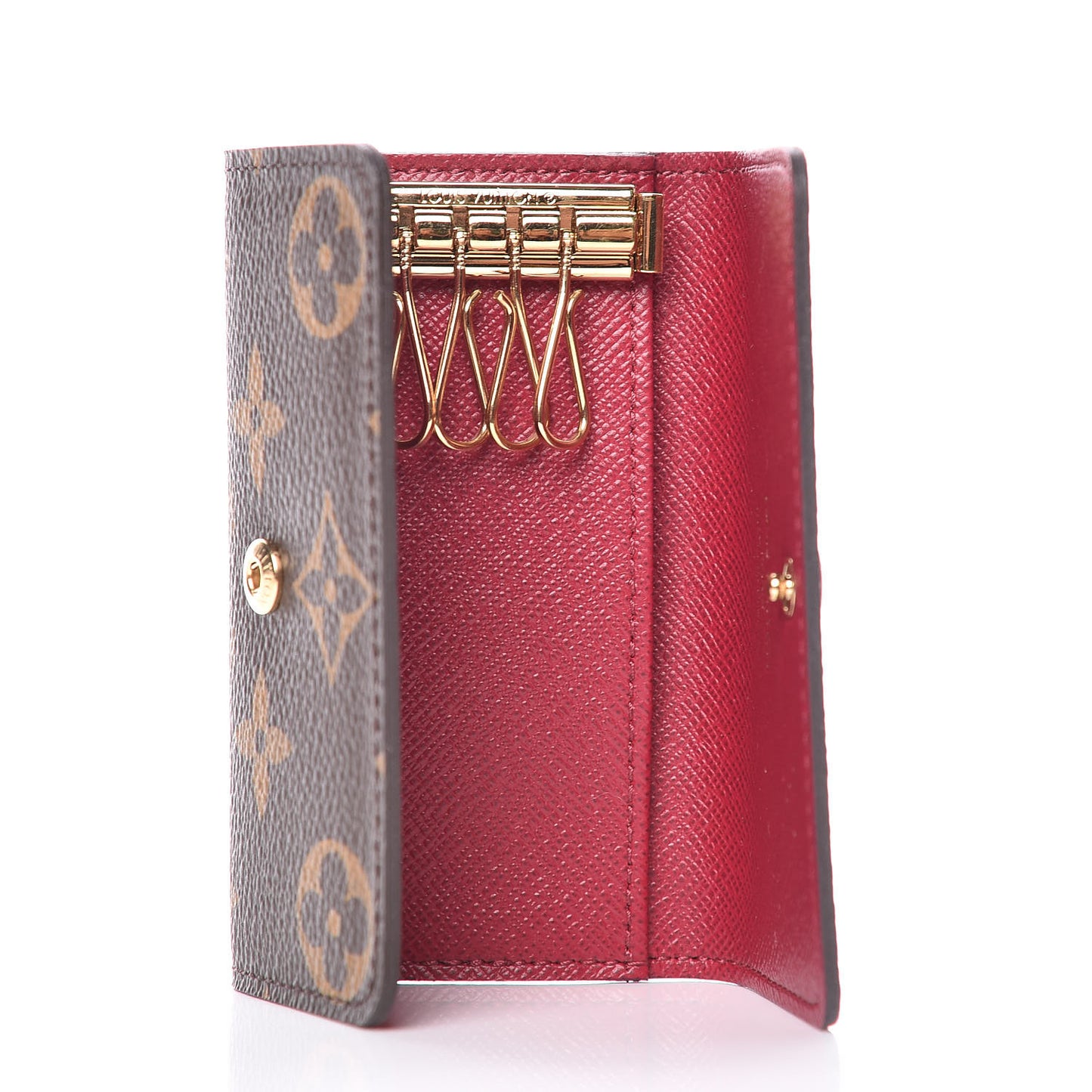 Monogram 4 Key Multicles Holder Fuchsia