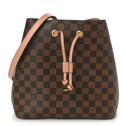 Louis Vuitton Damier Ebene Neonoe MM Venus Pink 1 of 8