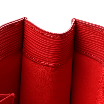 Louis Vuitton Epi Sac Plat PM Castillan Red 12 of 19
