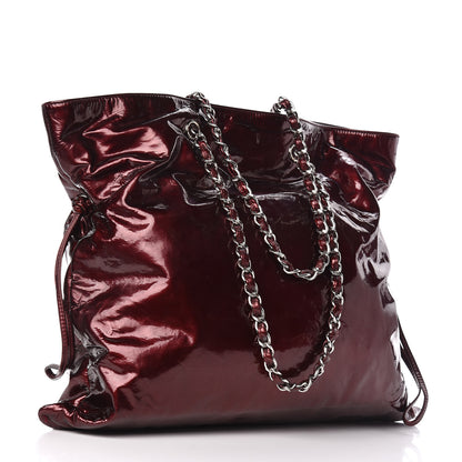 Chanel Patent Bonbons Shopper Tote Bordeaux 3 of 13