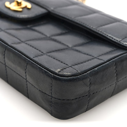 Chanel Lambskin East West Chocolate Bar Flap Black 10 of 10