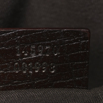 Gucci Monogram Web Pochette Dark Brown 7 of 10
