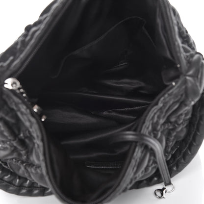 Chanel Lambskin Quilted Hidden Chain Hobo Black 5 of 9