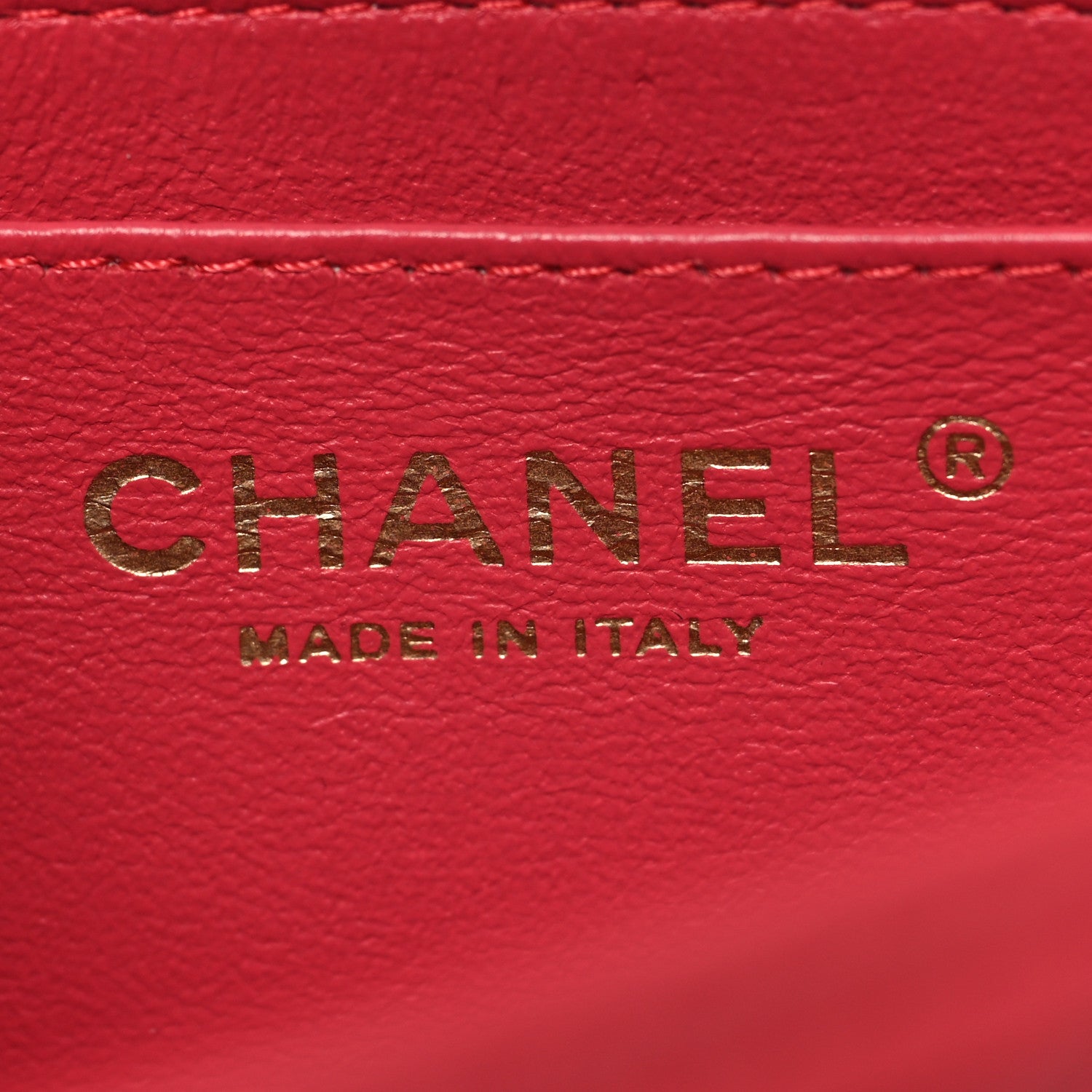 Chanel Lambskin Chevron Quilted Mini Square Flap Pink 6 of 10
