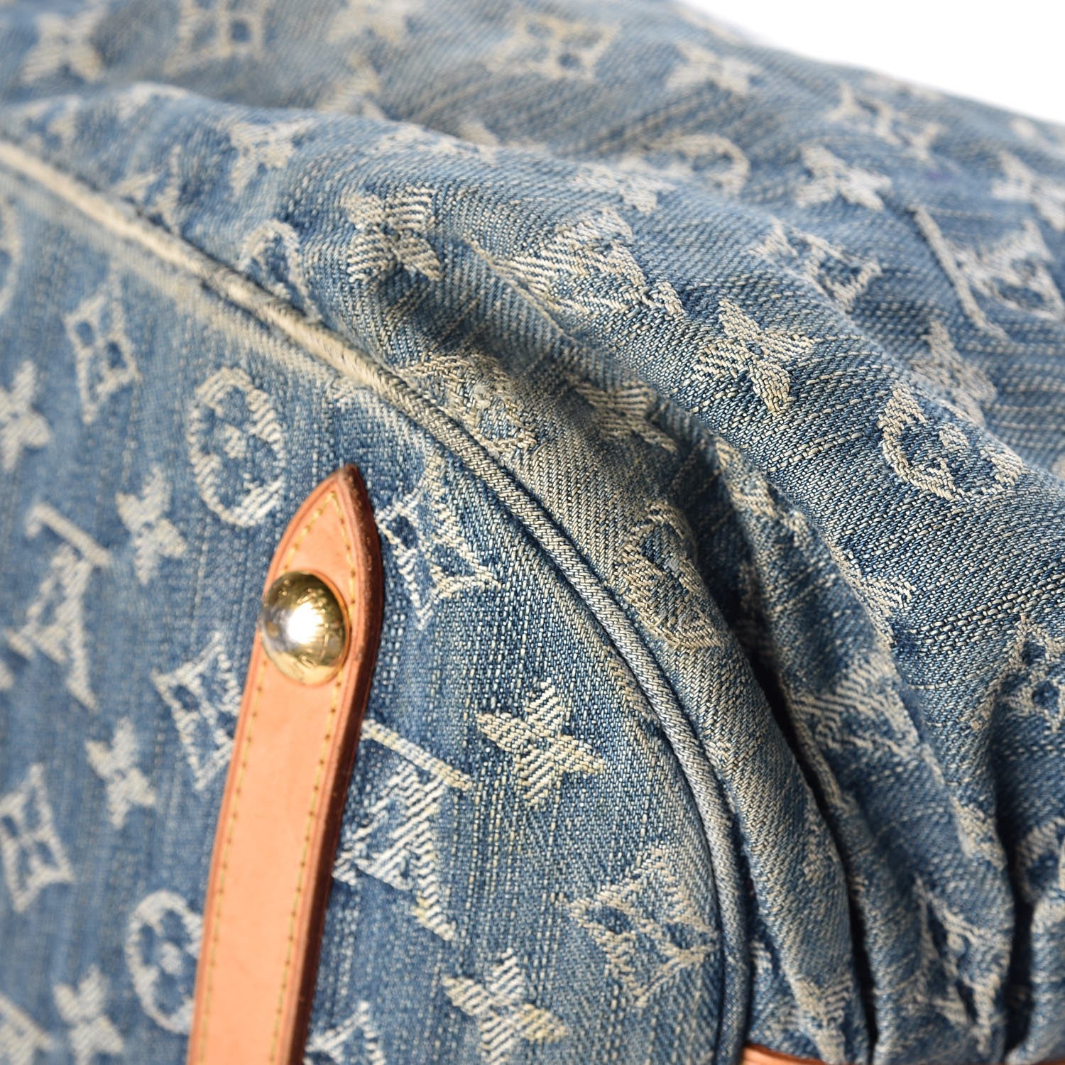 Louis Vuitton Denim Mahina XL Blue 9 of 10
