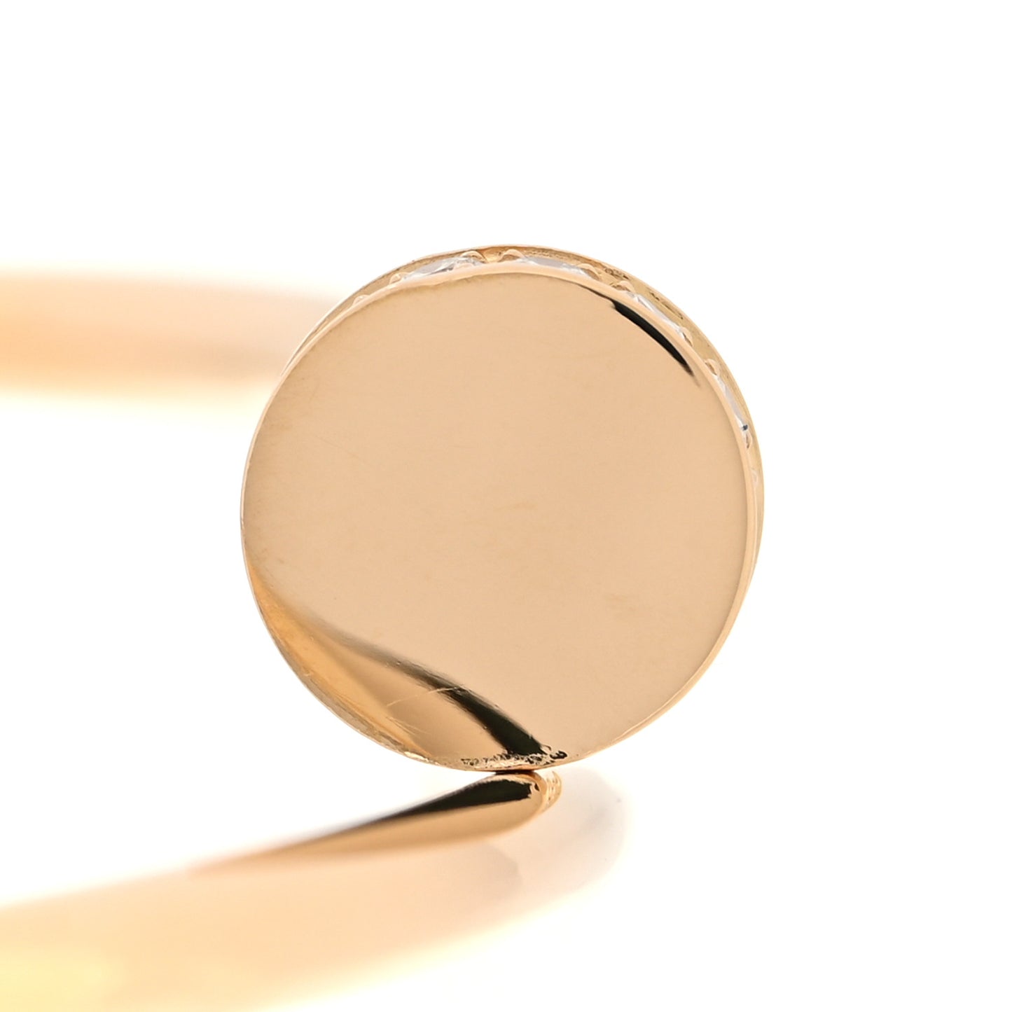 18K Yellow Gold Diamond Small Juste Un Clou Bracelet 16
