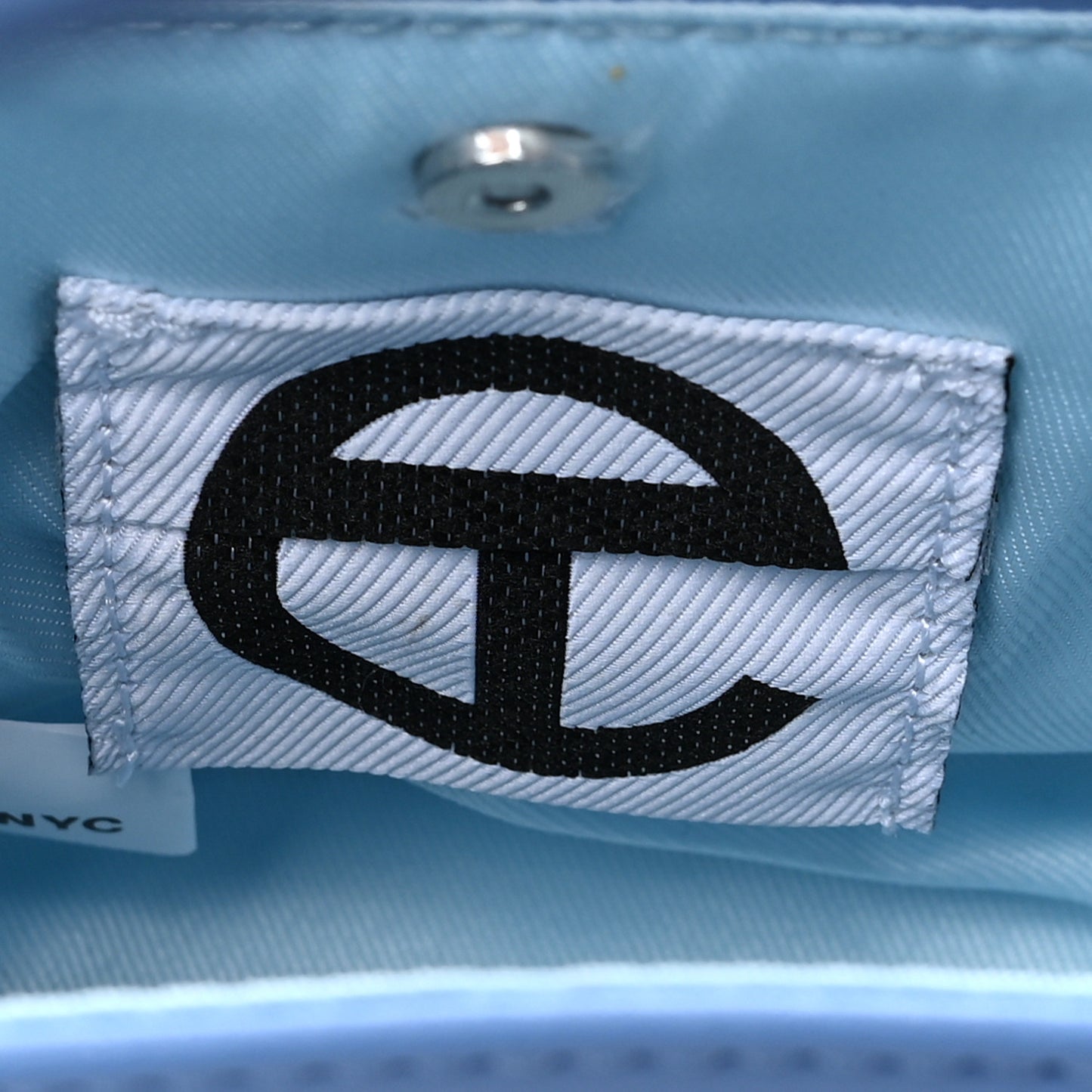 Vegan Leather Small Shopping Bag Cerulean