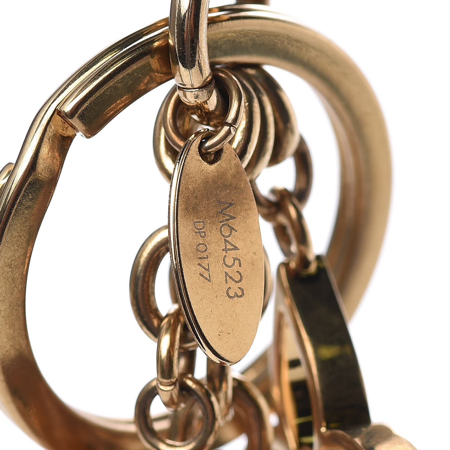 Louis Vuitton Colorline Bag Charm Key Holder White Brown 3 of 12