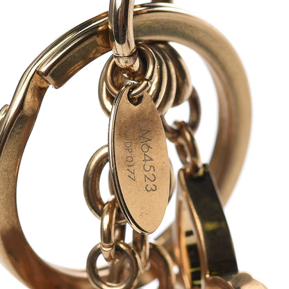Louis Vuitton Colorline Bag Charm Key Holder White Brown 3 of 12