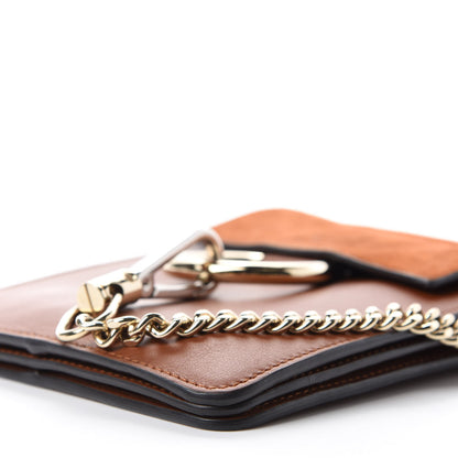 Chloe Suede Calfskin Mini Faye Bracelet Bag Tobacco 7 of 10