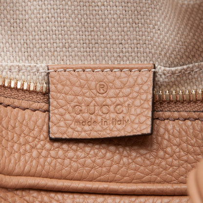 Gucci Pebbled Calfskin Small Soho Disco Bag Camelia 6 of 7