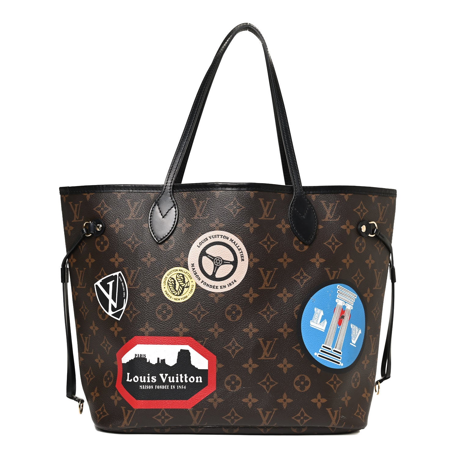 Louis Vuitton Monogram World Tour Neverfull MM 1 of 12