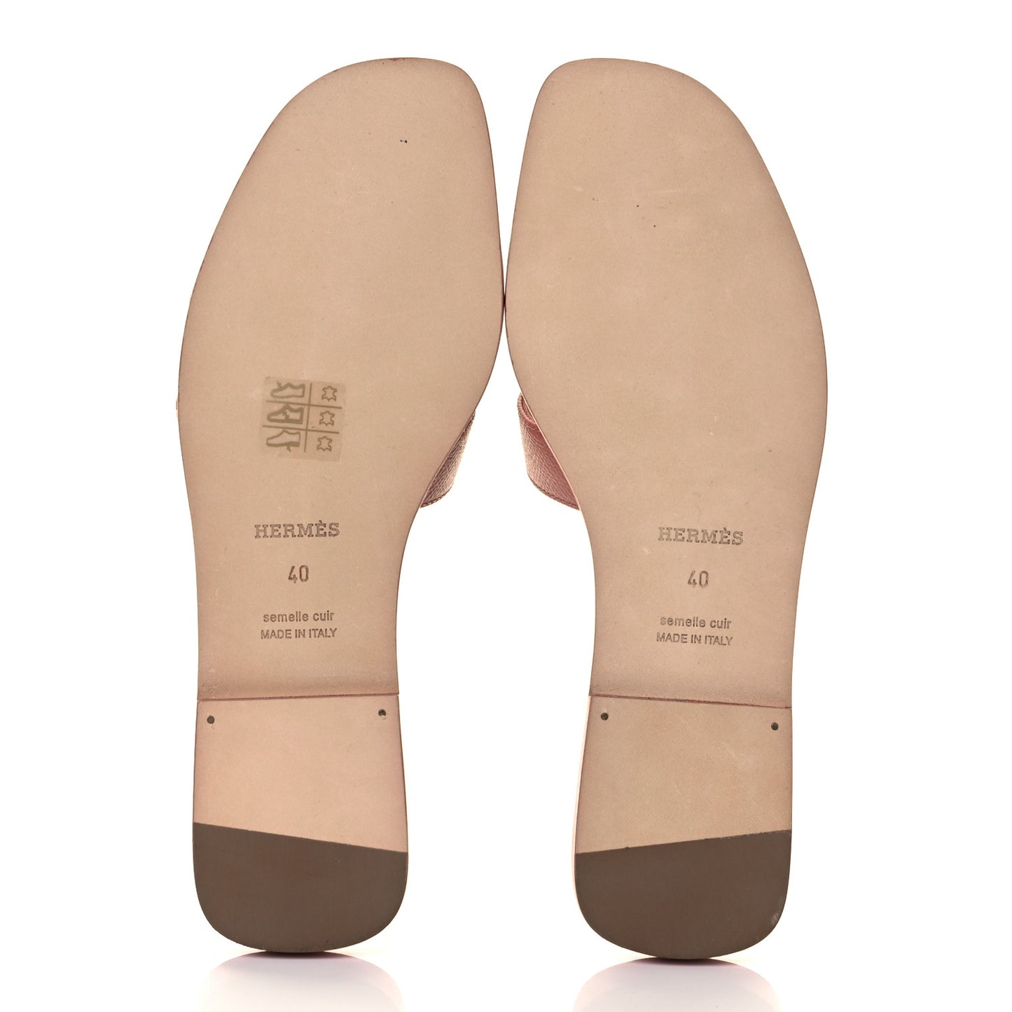 Epsom Oran Sandals 40 Rose Aube