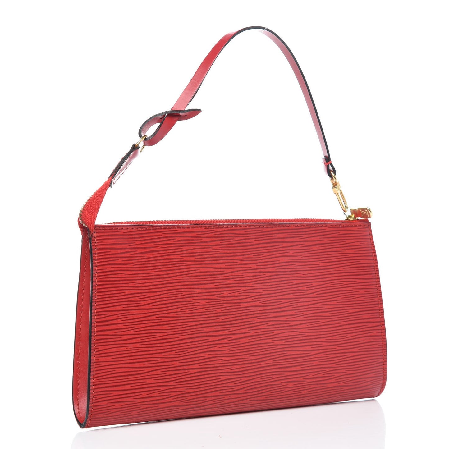 Epi Pochette Accessories 24 Castillan Red