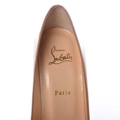 Christian Louboutin Patent Fifille 100 Pumps 39.5 Nude 5 of 9