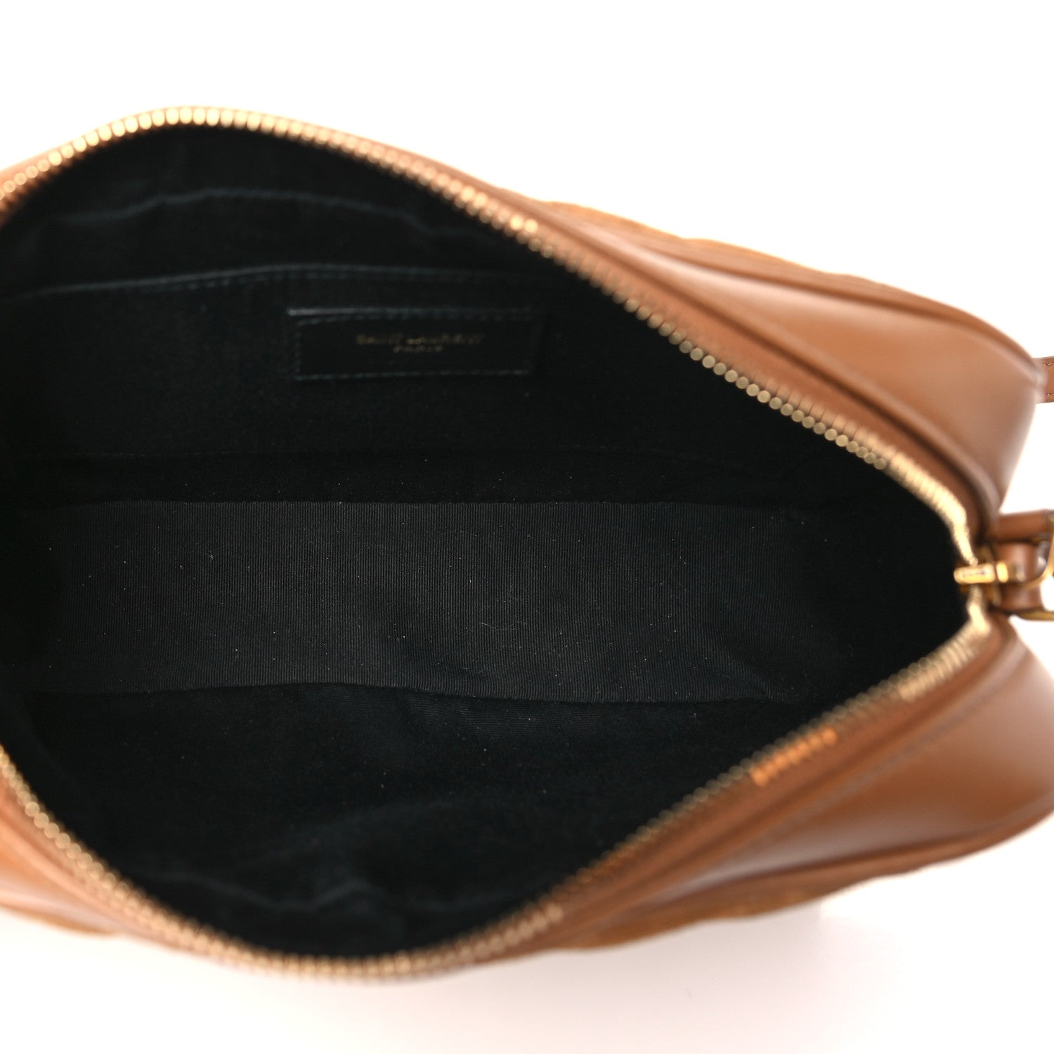 Saint Laurent Suede Matelasse Monogram Lou Camera Bag Cinnamon 5 of 11
