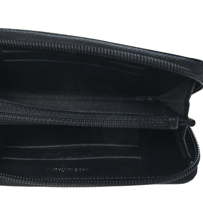 Chanel Lambskin Quilted Small Boy Zip Around Wallet Black 5 of 8