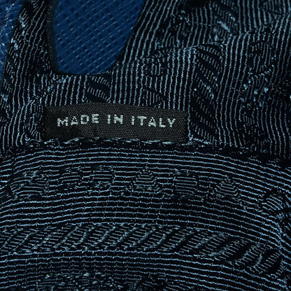 Prada Saffiano Lux Medium Double Zip Tote Bluette 10 of 10