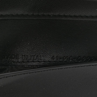Christian Dior Lambskin Cannage Lady Dior Lotus Wallet Black 8 of 8