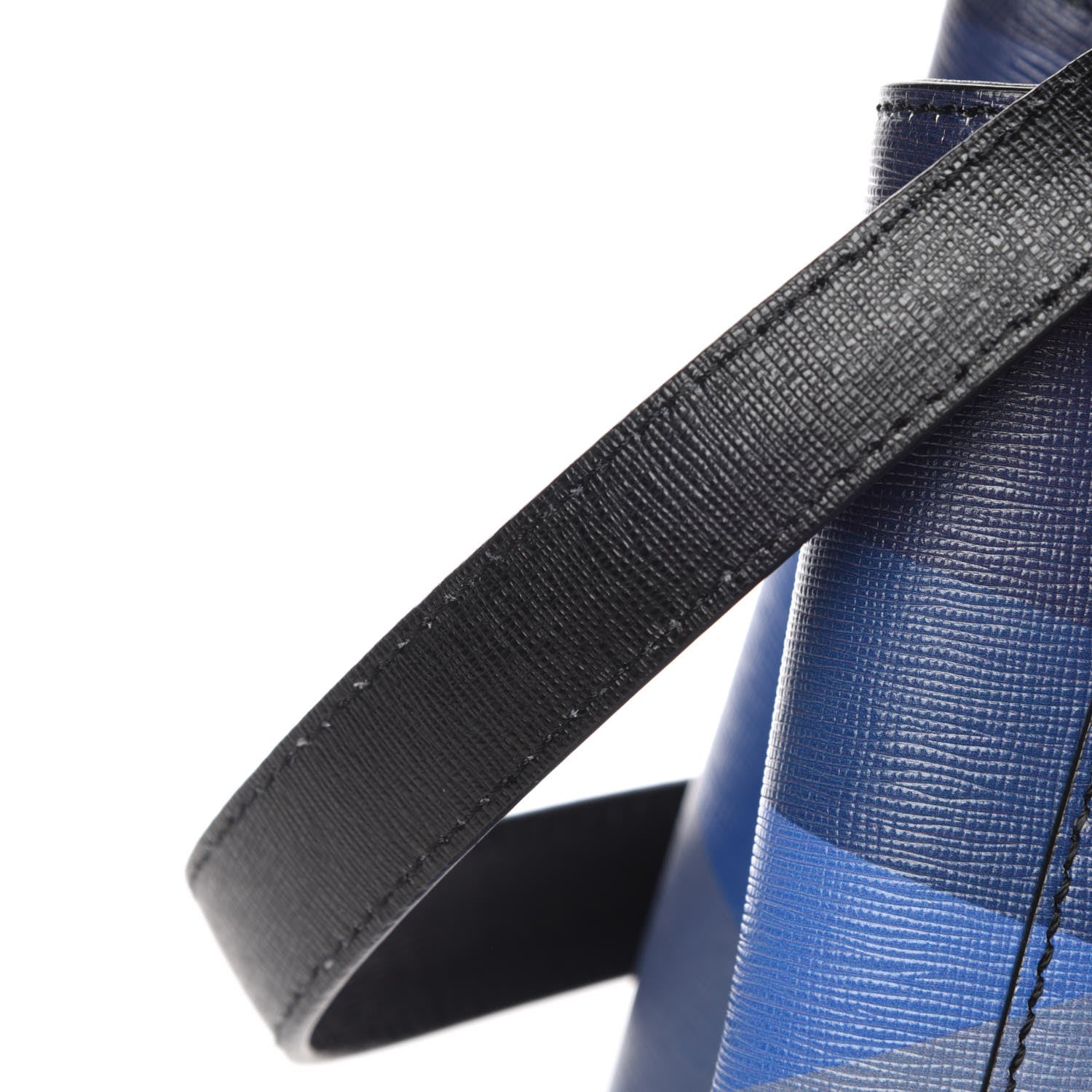 Fendi Vitello Elite Geometric Degrade Regular 2Jours Tote Blue 10 of 13