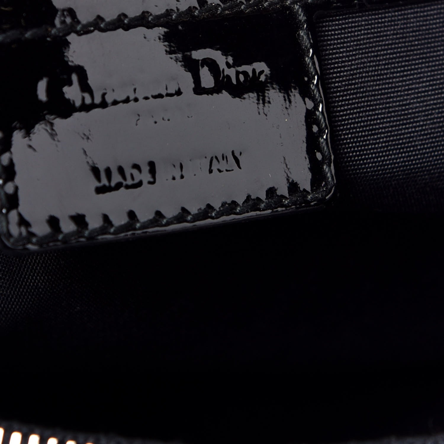 Christian Dior Patent Cannage Small Dior Soft Shopping Tote Black 6 of 8
