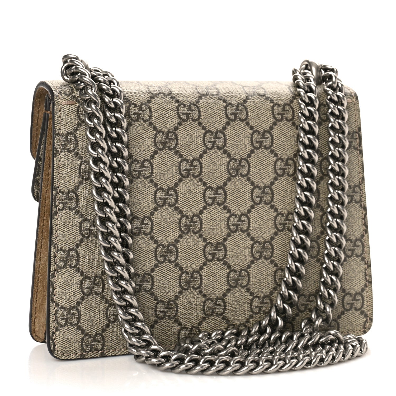 Gucci GG Supreme Monogram Mini Dionysus Shoulder Bag Taupe 3 of 12
