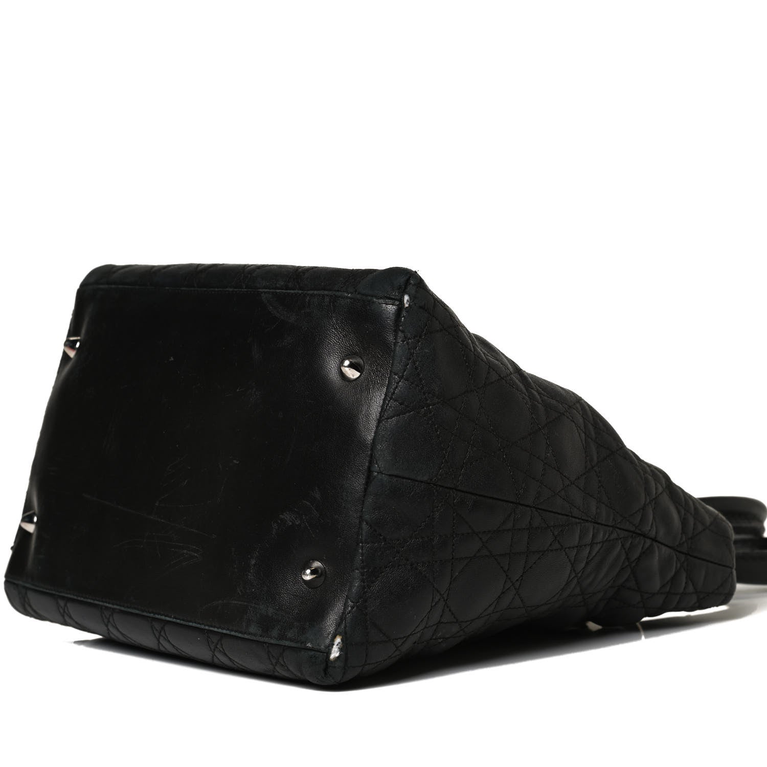 Christian Dior Lambskin Cannage Medium Soft Lady Dior Black 8 of 10