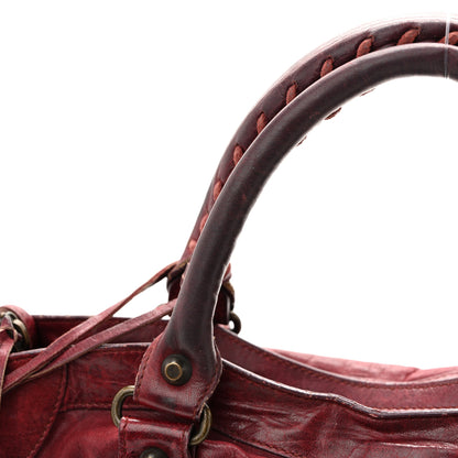 Balenciaga Agneau Classic Hardware City Dark Wine 13 of 18