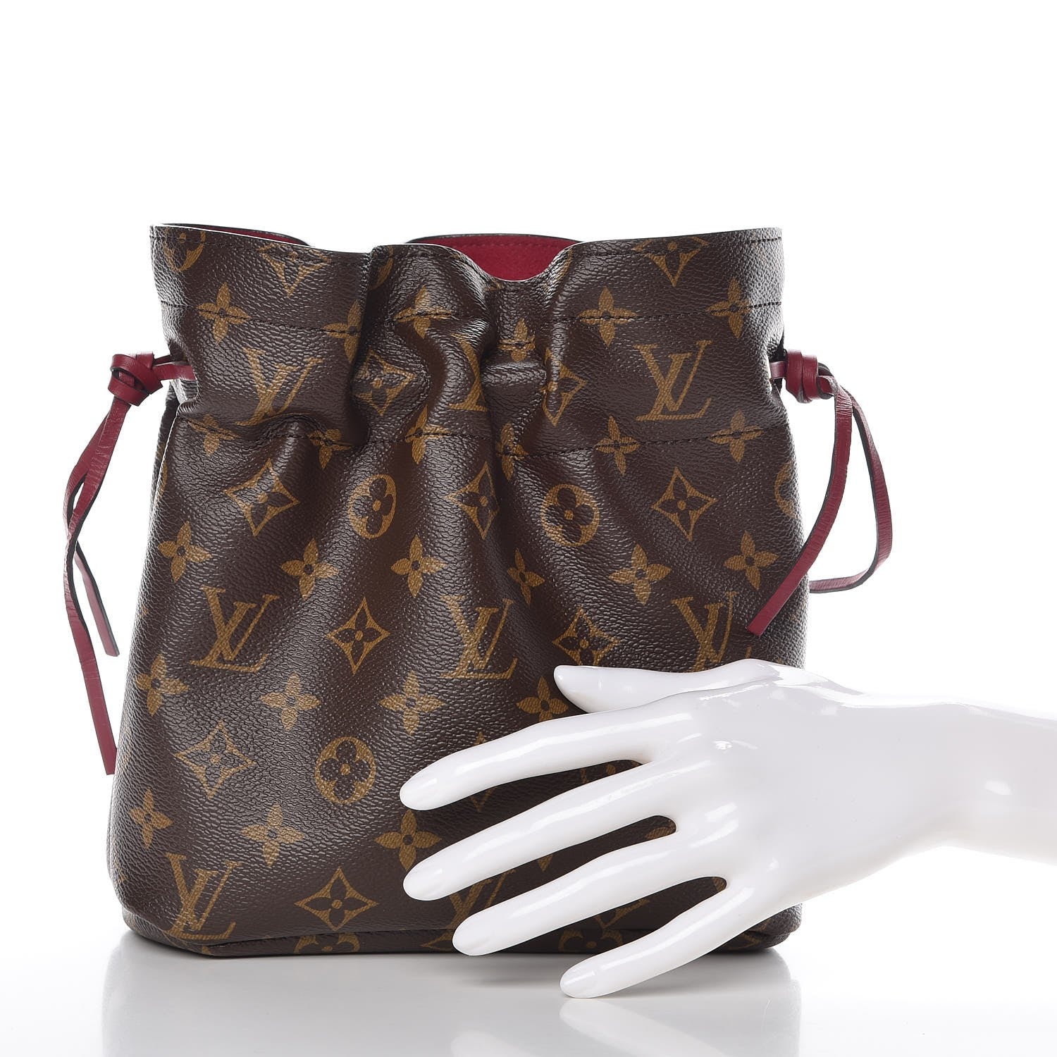 Louis Vuitton Monogram Pouch Noe Fuchsia 2 of 7