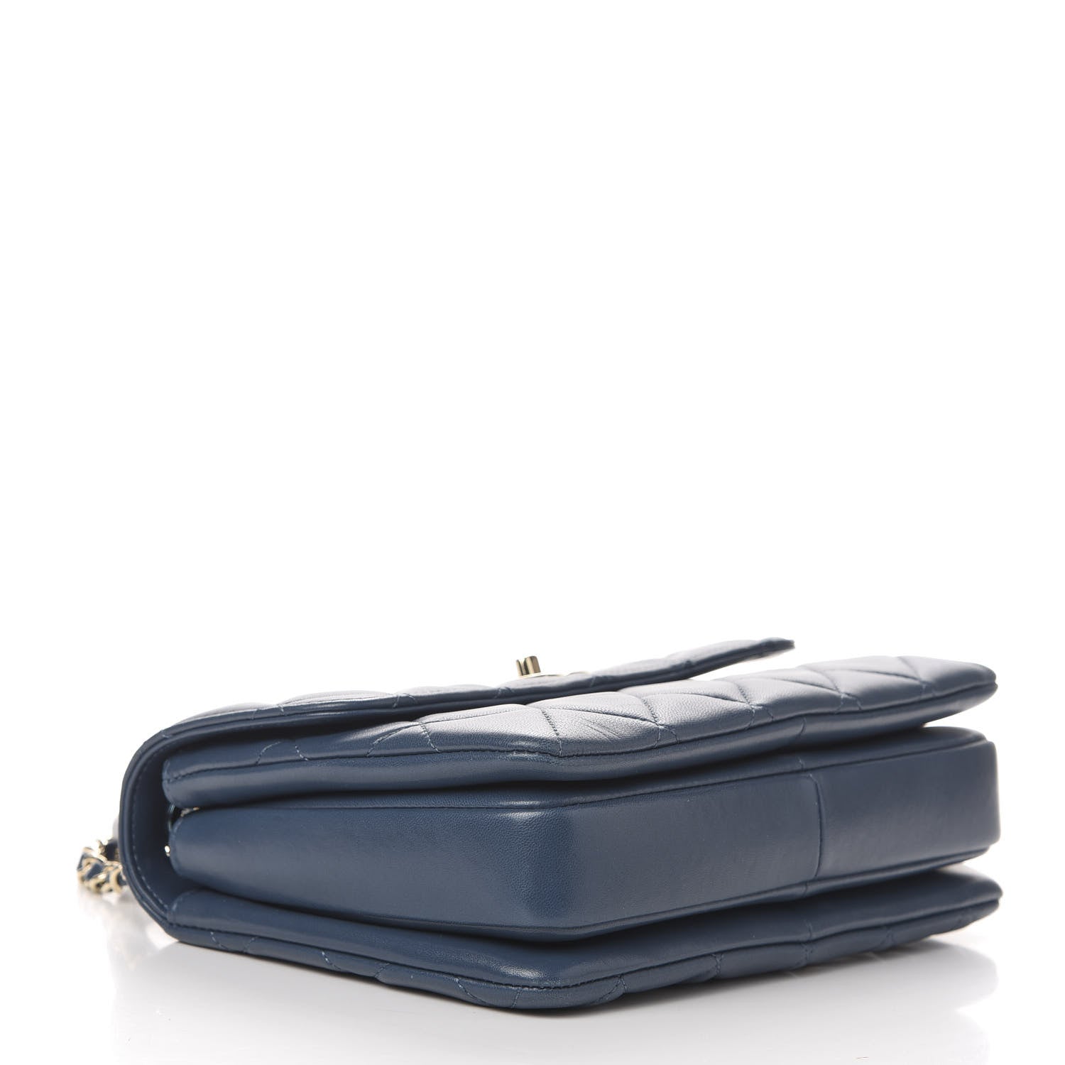 Chanel Lambskin Quilted Small Trendy CC Flap Dual Handle Bag Blue 4 of 11