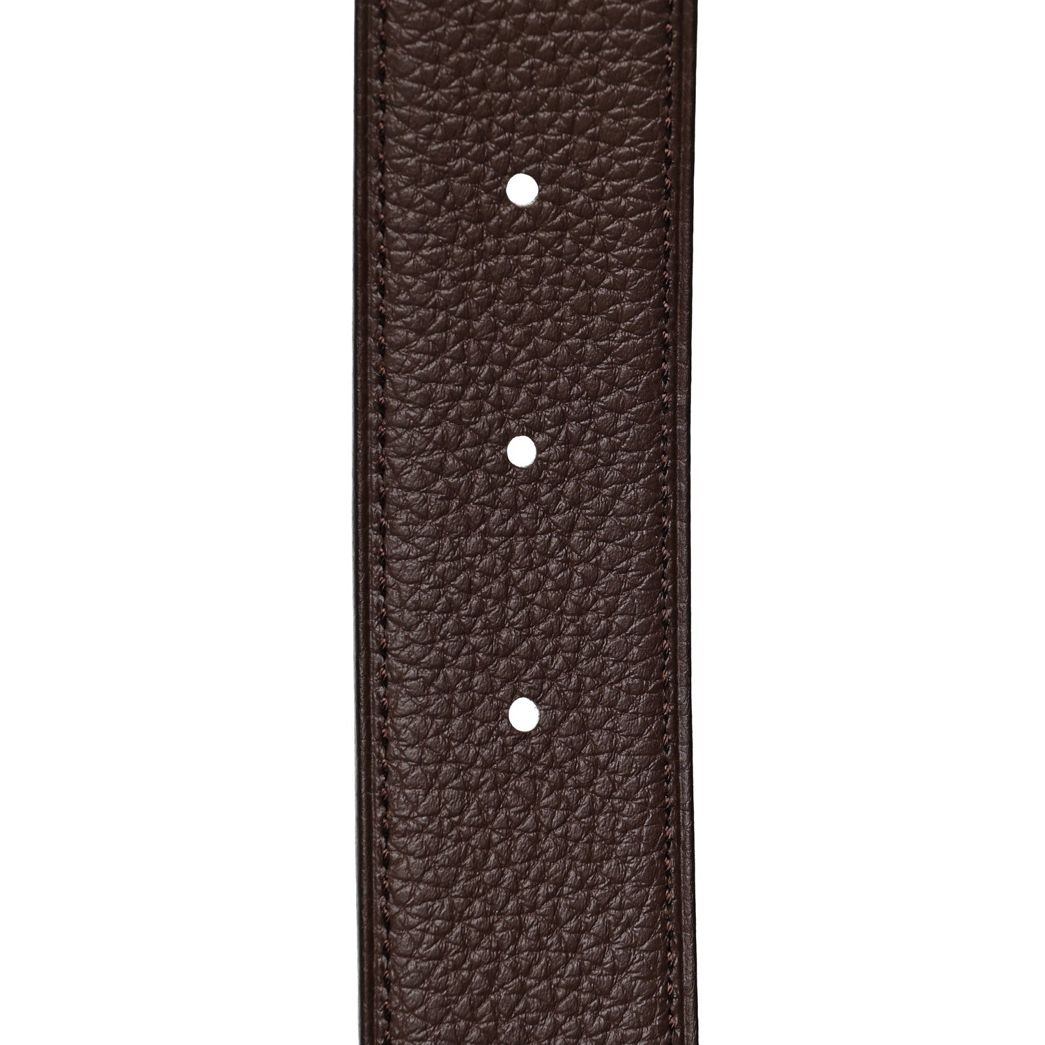 Hermes Togo Swift 32mm H d'Ancre Belt 95 38 Chocolate Black 5 of 5