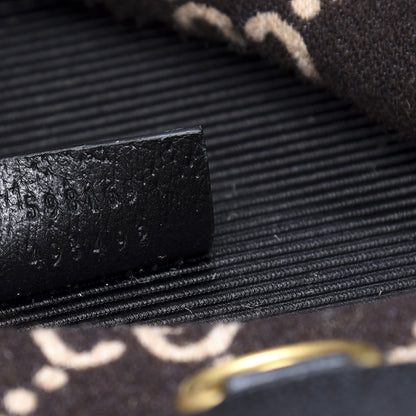 Gucci Covered Wool GG Monogram Large Tote Bag Beige Ebony 8 of 11