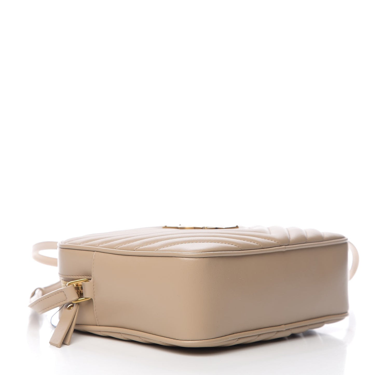 Calfskin Matelasse Monogram Lou Camera Bag Dusty Grey