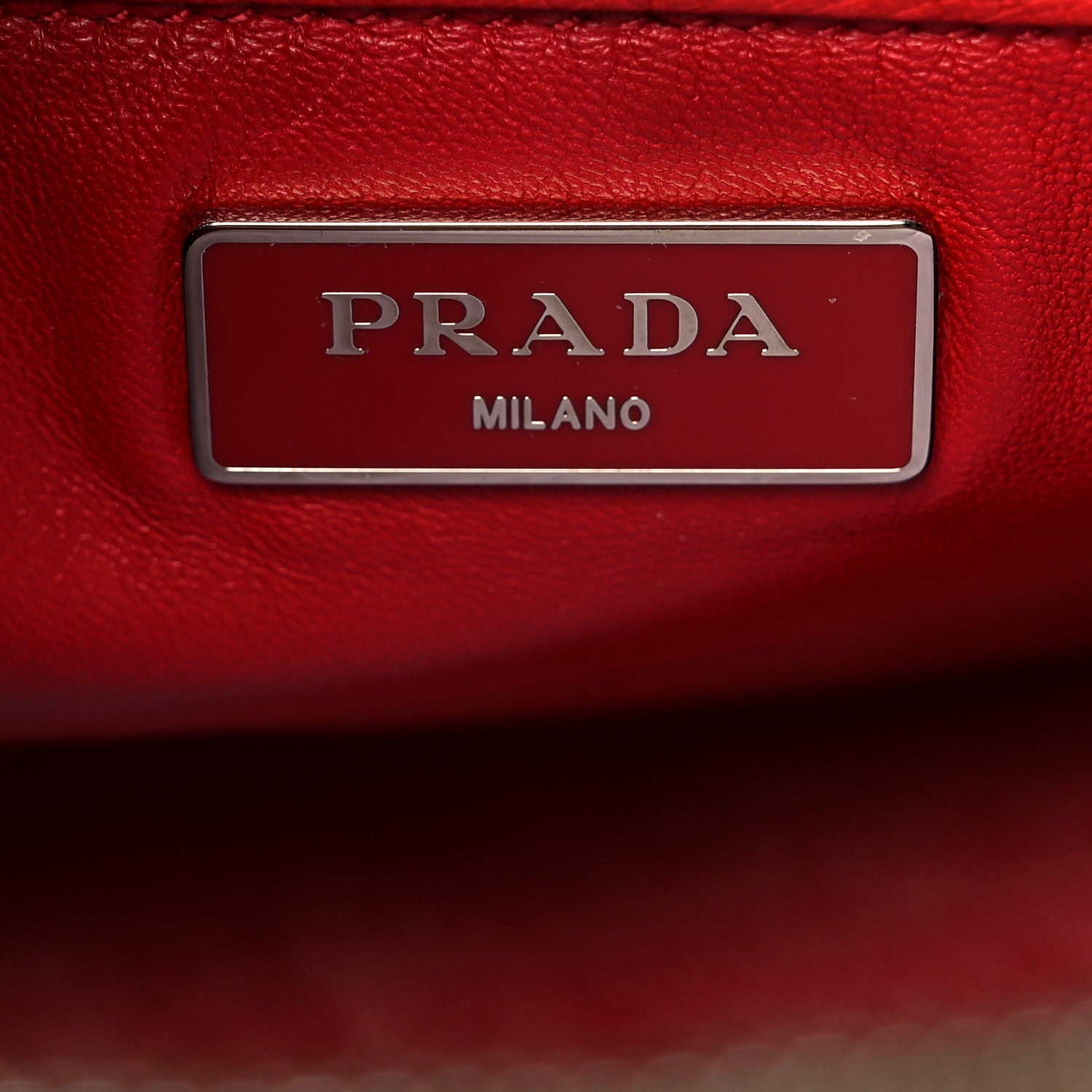 Prada Ostrich Cavallino Leopard Print Small Galleria Double Zip Tote Miele Rosso 6 of 9